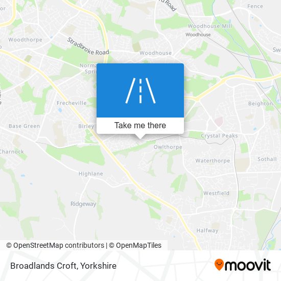Broadlands Croft map