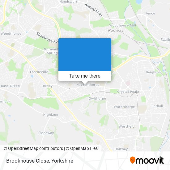 Brookhouse Close map