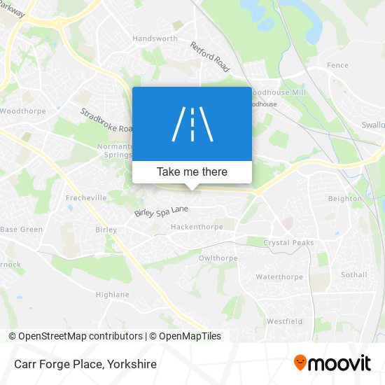 Carr Forge Place map