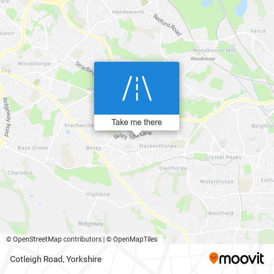 Cotleigh Road map