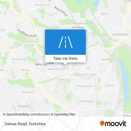 Delves Road map