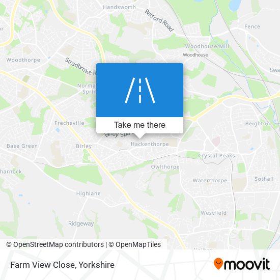 Farm View Close map