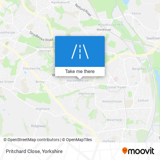 Pritchard Close map