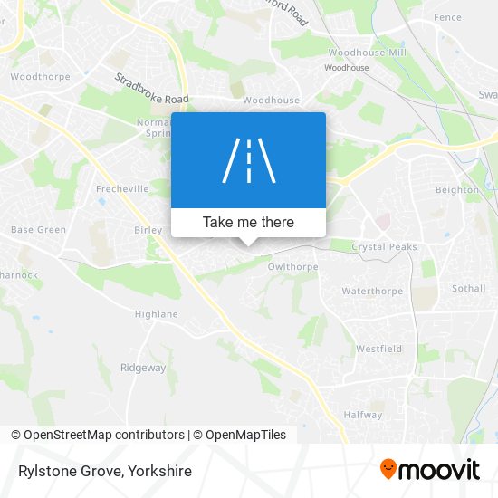 Rylstone Grove map