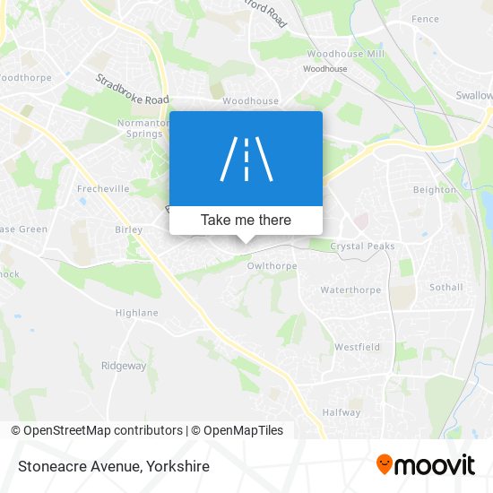 Stoneacre Avenue map
