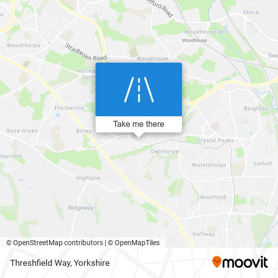 Threshfield Way map