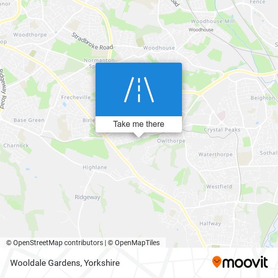 Wooldale Gardens map