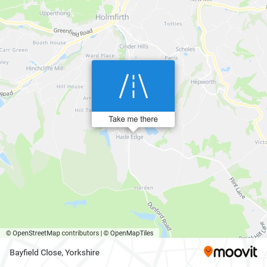 Bayfield Close map