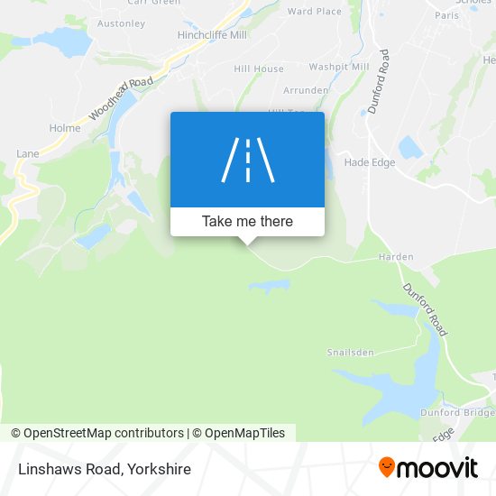 Linshaws Road map