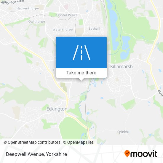 Deepwell Avenue map
