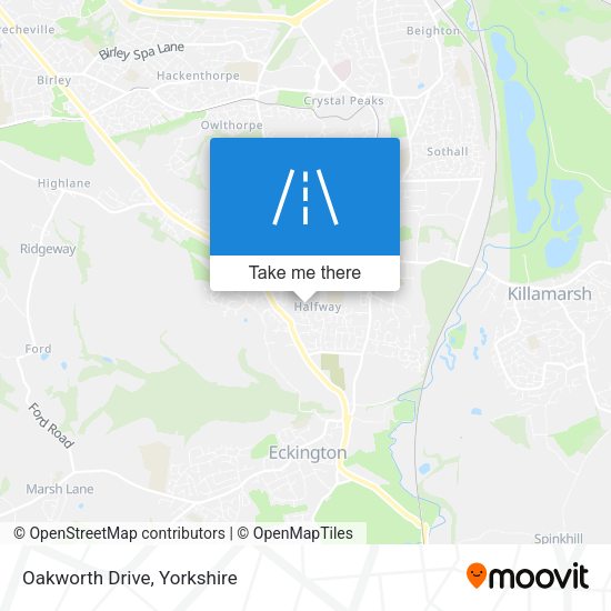 Oakworth Drive map