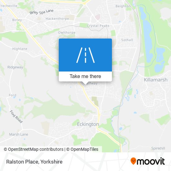 Ralston Place map