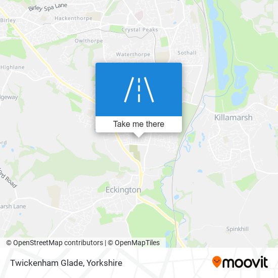 Twickenham Glade map