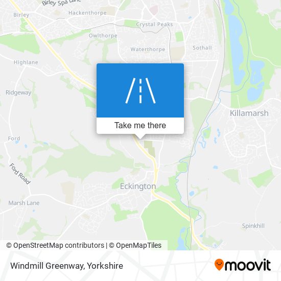 Windmill Greenway map