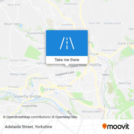 Adelaide Street map
