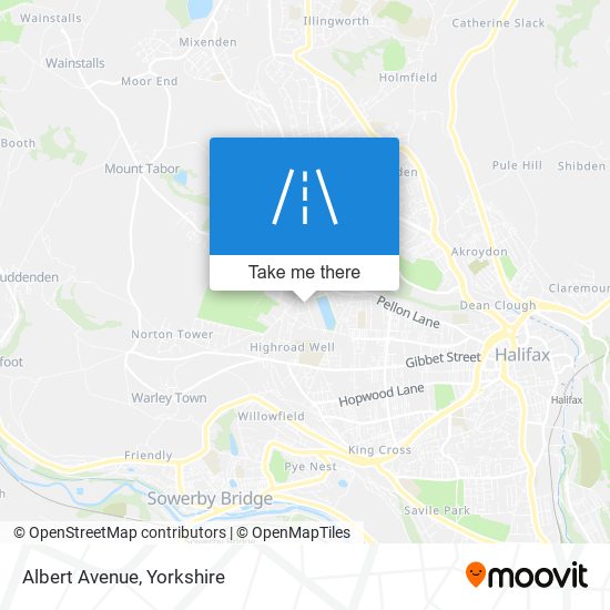 Albert Avenue map