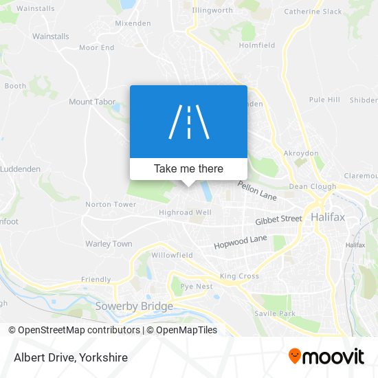Albert Drive map
