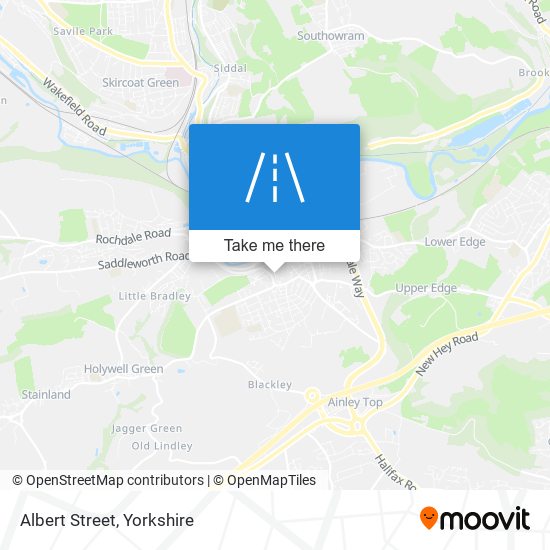 Albert Street map