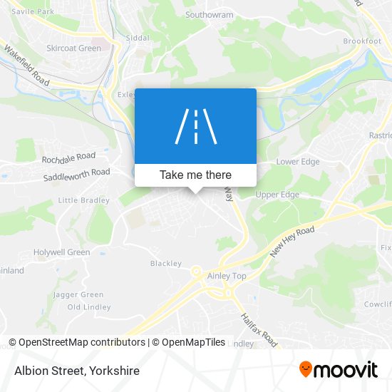Albion Street map