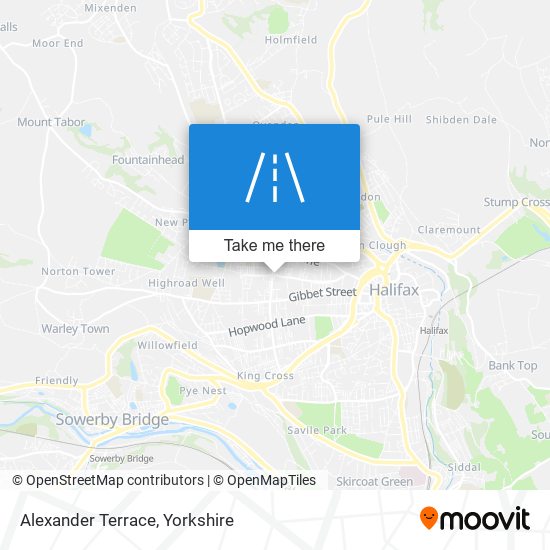 Alexander Terrace map