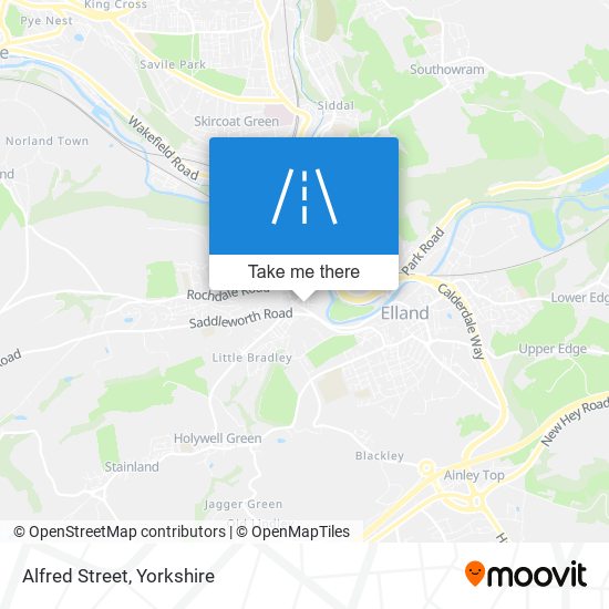 Alfred Street map