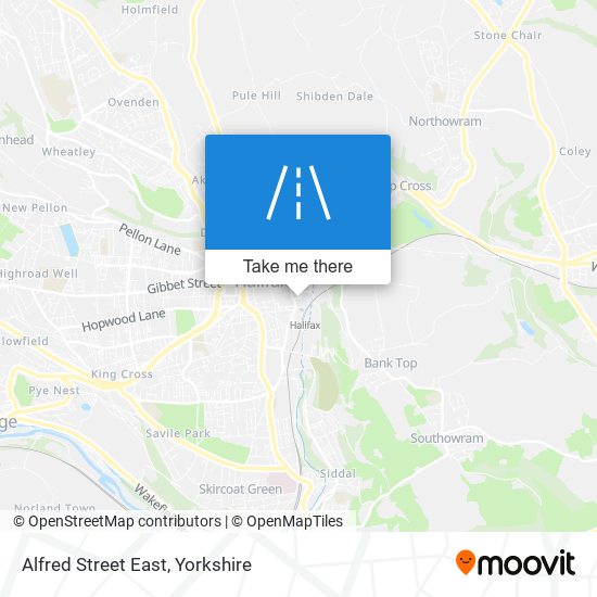 Alfred Street East map