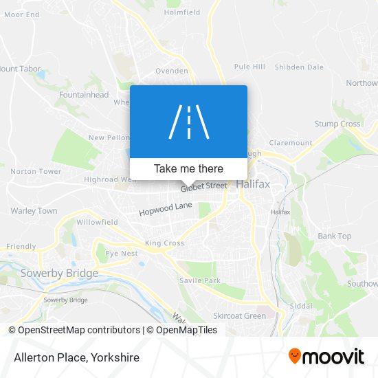 Allerton Place map