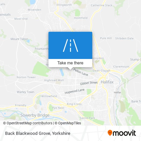 Back Blackwood Grove map