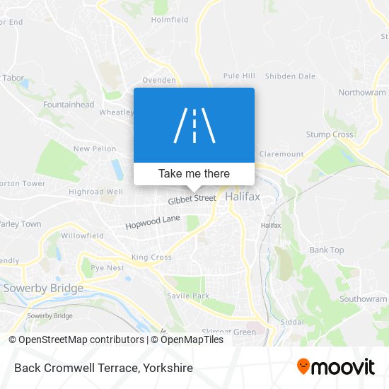 Back Cromwell Terrace map