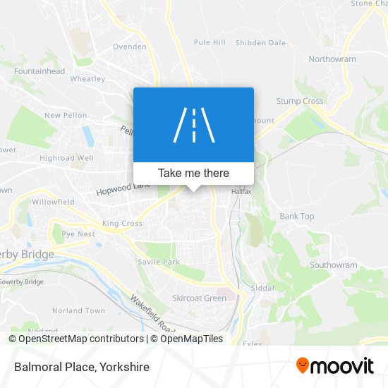 Balmoral Place map