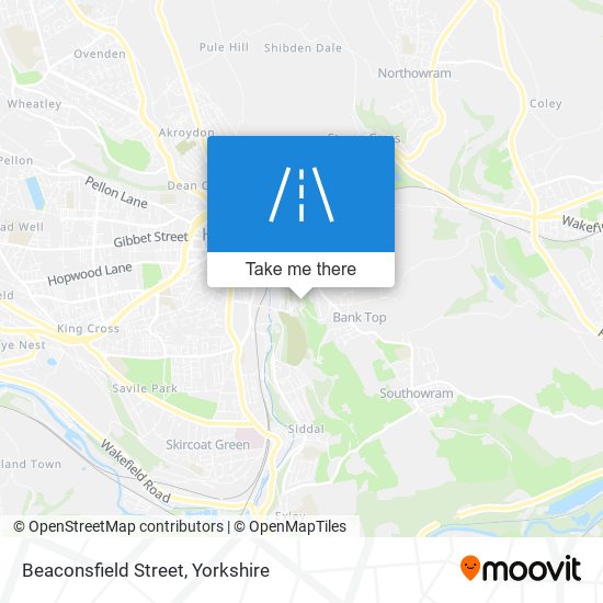 Beaconsfield Street map
