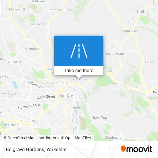 Belgrave Gardens map