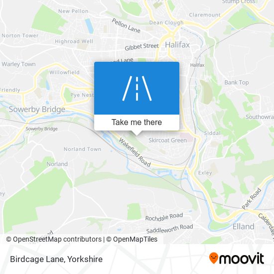 Birdcage Lane map