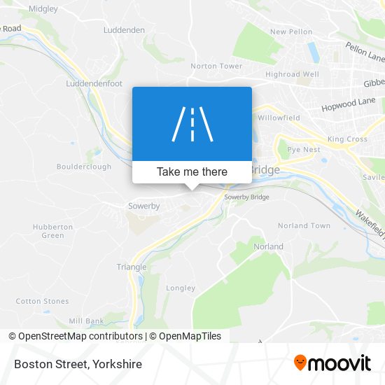Boston Street map