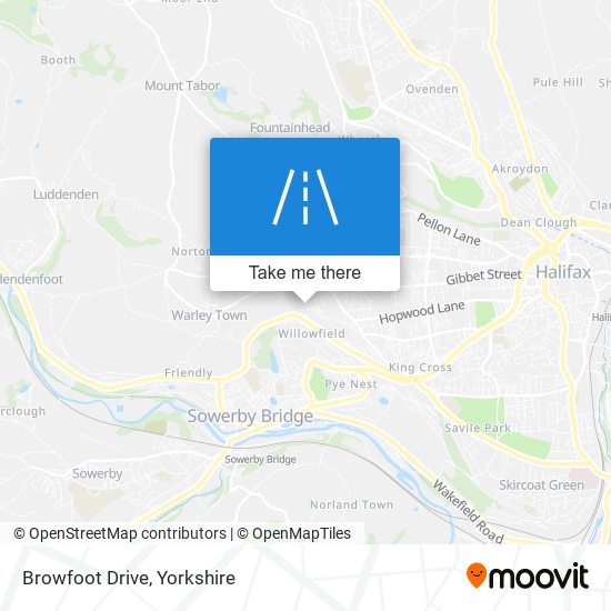Browfoot Drive map