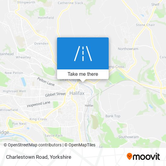 Charlestown Road map