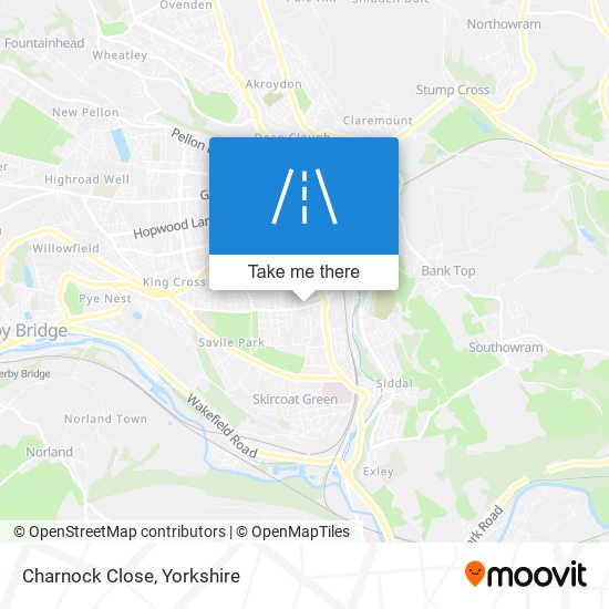 Charnock Close map