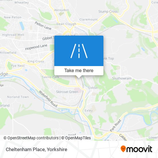 Cheltenham Place map