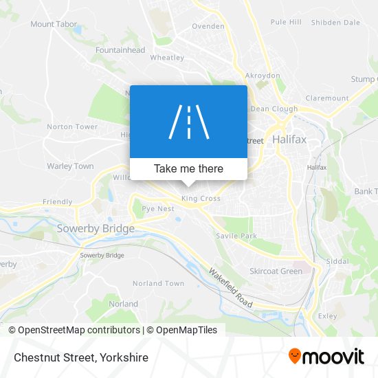 Chestnut Street map
