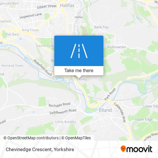 Chevinedge Crescent map