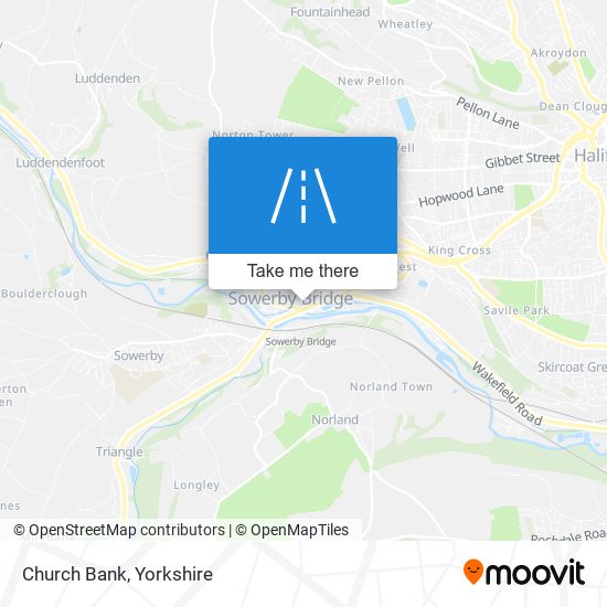 Church Bank map