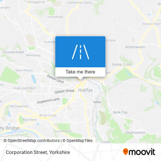 Corporation Street map