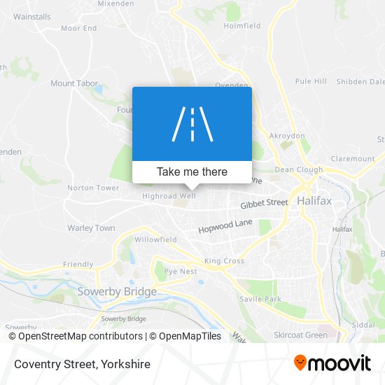 Coventry Street map