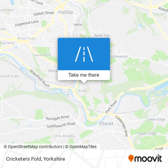 Cricketers Fold map