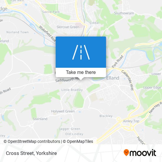 Cross Street map