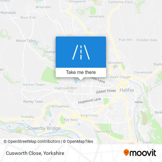 Cusworth Close map