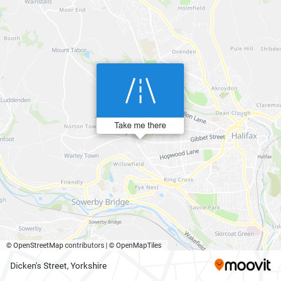 Dicken's Street map