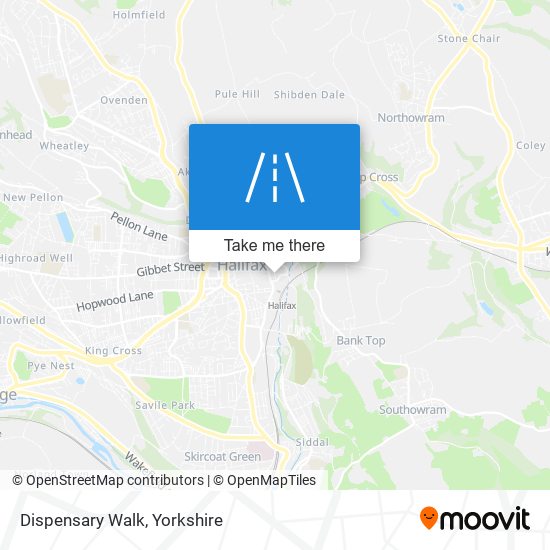 Dispensary Walk map