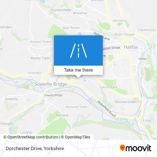 Dorchester Drive map