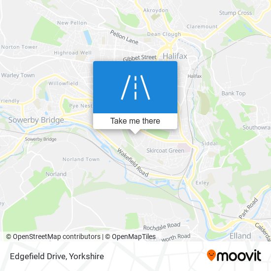 Edgefield Drive map